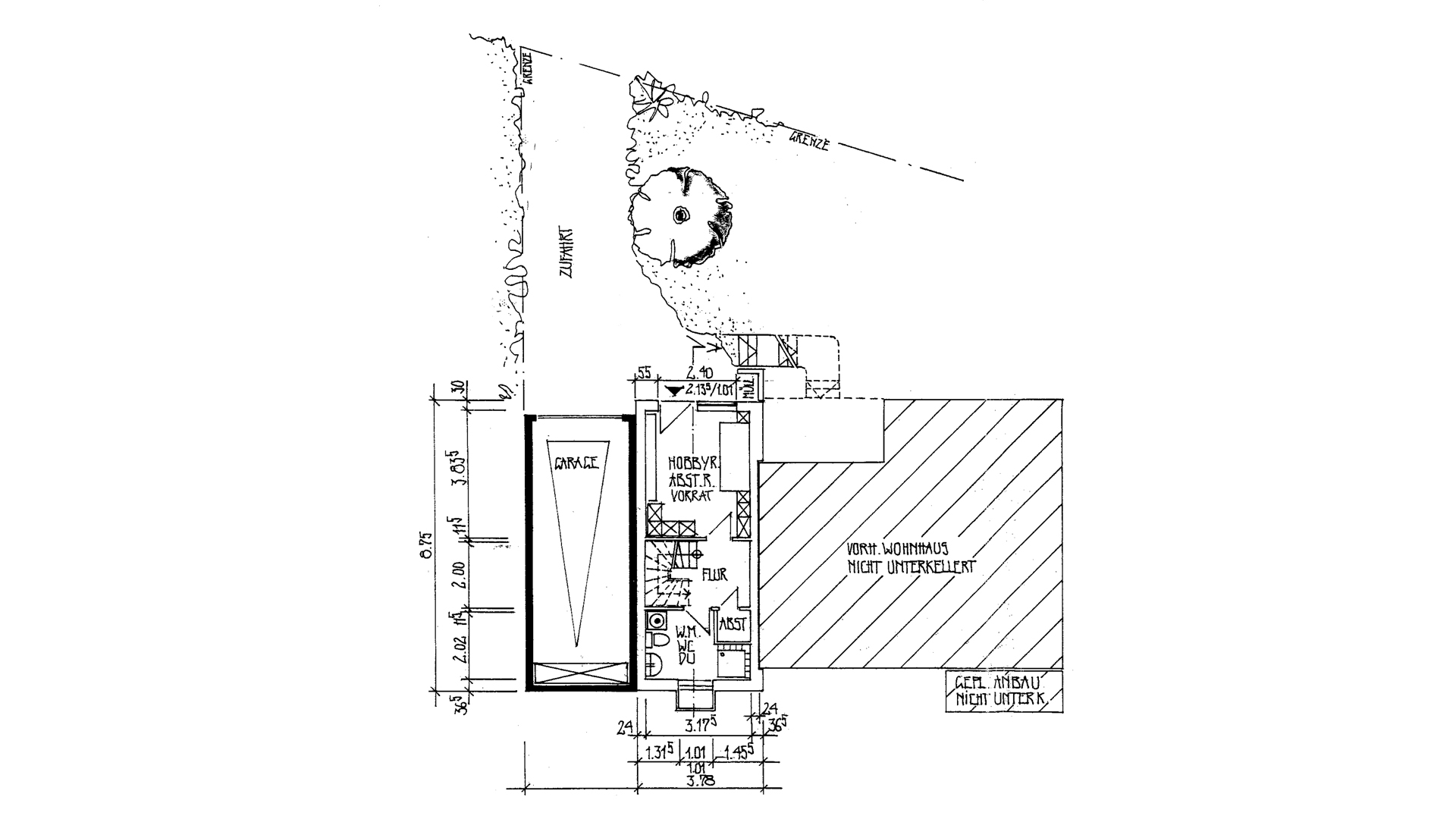 Selbach: Kleiner Bungalow - naturnah, ruhig und preiswert, Grundriss - Kellergeschoss